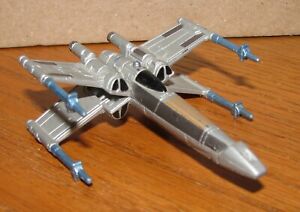 Star Wars Action Fleet  3" X-WING FIGHTER Rare Blue/Gold Version LOOSE