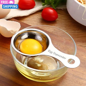 Egg Separator- Easy Yolk & White Divider Kitchen Tool kitchen-Stainless Steel - Picture 1 of 4