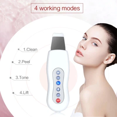 Facial Deep Clean Skins Scrubber Vibrate Blackhead Removal Pore Cleaner Massager - Image 1 of 4