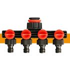 Adjustable Flow Control 4 Way Tap Connector for Garden Saves Water and Time