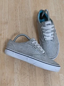 Vans Off the Wall Womens Sneakers Atwood size 8 Gray Lace Up Shoes - Picture 1 of 7