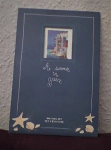 Briefpapier mit Briefumschlägen, A summer in Grecce, aus Griechenland, je 10 - Bild 1 von 6