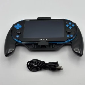 SONY PS Vita PCH-2000 Console Blue Very Good Fast Shipping No joystick drift. - Picture 1 of 9