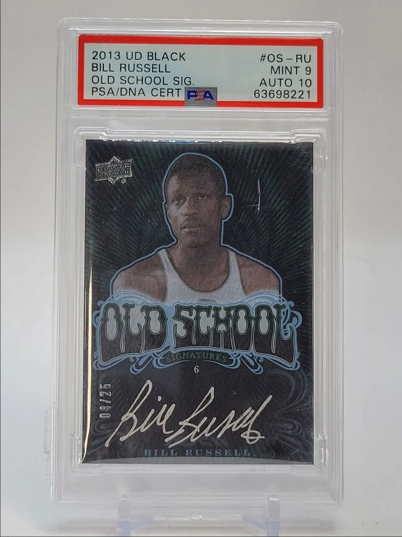 Bill Russell Autographed Basketball Trading Cards for sale | eBay