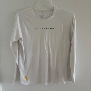 Nike Dri-FIT LIVESTRONG Camisa Atlética Manga Larga Para Mujer XL Blanca - Imagen 1 de 9