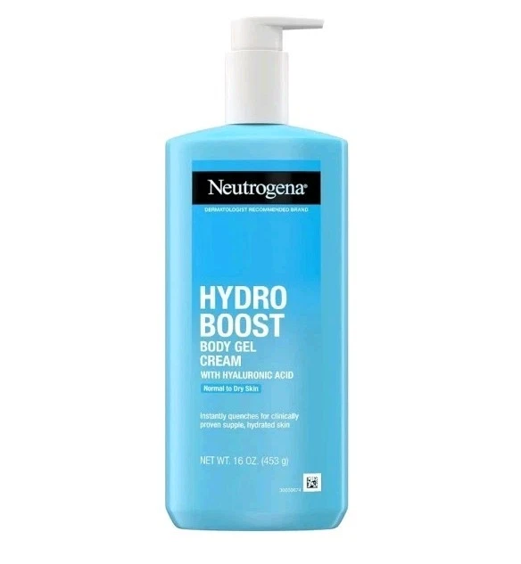 Neutrogena Hydro Boost Body Gel Cream with Hyaluronic Acid, Fragrance-Free,16 oz - Image 1 of 1