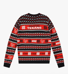 FOCO NFL Team Big Logo Ugly Sweater, Houston Texans, M - Bild 1 von 7