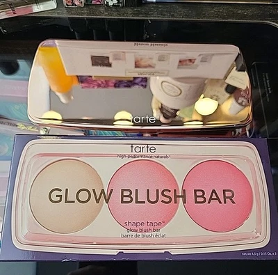 Tarte Shape Tape Glow Blush Bar / Champagne, Sunlit, Bronze / MSRP $49 / NEW - Image 1 of 4