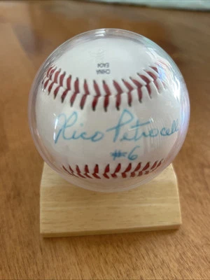 里科·彼得罗切利签名亲笔签名美国职业棒球大联盟波士顿红袜队  — 第 1/4 张图片