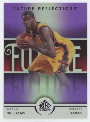 2005-06 Upper Deck Reflections Purple Marvin Williams Rookie /250 Hawks #144 A1 - Image 1 of 2