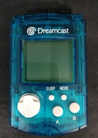 SEGA Dreamcast Visual Memory Unit HKT-7000 VMU Official Memory Card LCD Screen
