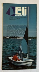 ALL ELI DINGHY SCOUT SAILER SAILBOAT Dealer Sales Brochure Catalog Price Guide - Picture 1 of 4