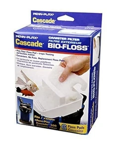 Penn-Plax Cascade Bio-Floss Replacement Poly Fiber Floss Pads for Cascade 500... - Picture 1 of 4