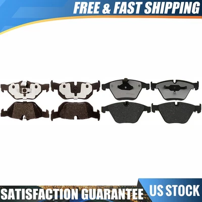 Raybestos 2 Front Rear Brake Pad Fits 2010-2011 BMW 323i 2010-2013 BMW 328i - Image 1 of 4