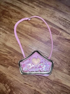 Disney Store Princess Girl Pink Tiara Aurora Crown Shaped Crossbody Purse With S - Picture 1 of 4