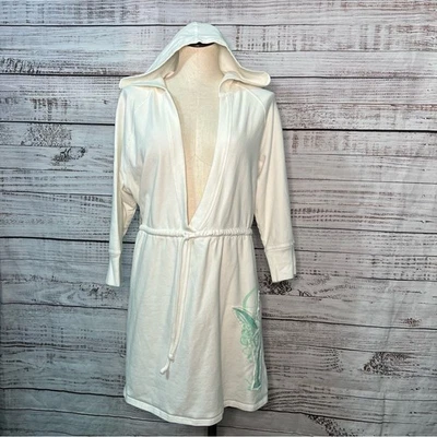 Disney Sininho Peter Pan Feminino XXL Com Capuz Natação Cobertura Cruzeiro na Praia - Imagem 1 de 4