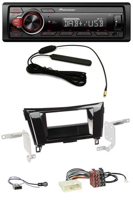 Pioneer MP3 DAB 1DIN AUX USB Autoradio für Nissan Qashqai X-Trail ab 2014 - Bild 1 von 4
