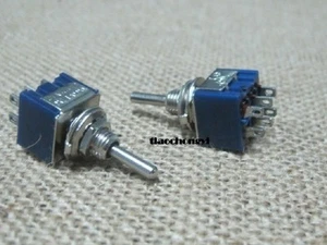 10pcs 6 pin MINI SPDT Toggle ON/OFF/ON ON OFF ON  UL DIY Switches switch  - Picture 1 of 2