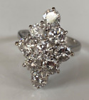 SOLID 18CT GOLD DIAMOND RING ESTIMATED AT 2.5 CARAT OF DIAMONDS SUPERB QUALITY