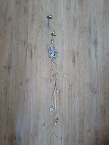 Weihnachtsschmuck Girlande Engel grau - Bild 1 von 2