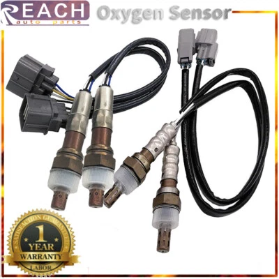 4X Sensor de oxígeno delantero + trasero para Acura MDX 2003-2006 3,5 L 2005-2008 Acura RL 3,5 L Foto 1 de 4