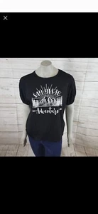 HIP Women's Size Medium Say Yes To New Adventures Heavy Cotton T-Shirt NEW - Picture 1 of 5