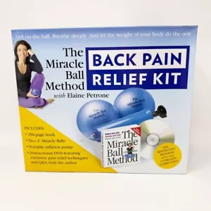 The Miracle Ball Method, Back Pain Relief Kit with Elaine Petrone - New - Picture 1 of 7