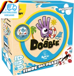Zygomatic, Dobble Waterproof, Eco-Sleeves, Familienspiel, Kartenspiel, 2-8 Spiel - Bild 1 von 12