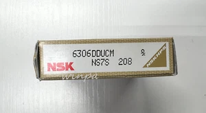 NSK6306-2RS/DDU CM/C3 Double Rubber Seals Ball Bearing 30X72X19mm NEW JAPAN - Picture 1 of 3