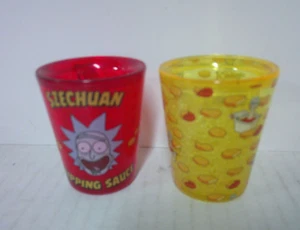 Rick & Morty Erwachsene Schwimmen SZECHUAN Dipp Sauce Gel gefüllt Schnapsgläser Nuggets - Bild 1 von 5