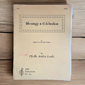 Blessings and Celebration ~ Phyllis Avidan Louke ~ Flute and Piano Duo ~ Alry - Picture 1 of 2