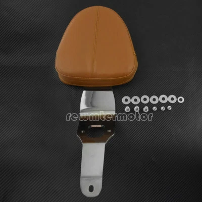 Driver Backrest Support Fit For Indian Scout 2015-2018 Sixty 2016-2018 Brown Pad - Image 1 of 4