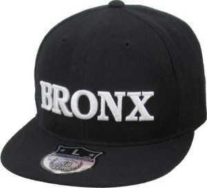 New York Harlem Bronx Brooklyn Embroidered Fitted Hat Cap Borough NYC NEWYORK - Picture 1 of 25