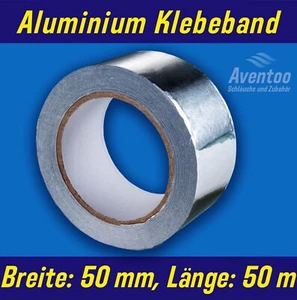 Aluminium Klebeband Aluband Isolierband Aluklebeband 50 mm, Länge 50 m - Bild 1 von 1
