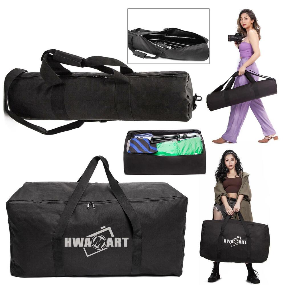 Tripod Bag Carry Case Zip Black for Studio Light Stand Travel UK