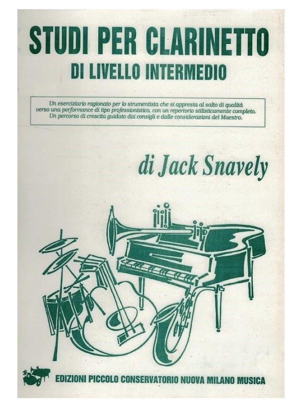 Studi Per Clarinetto Di Jack Snavely - Livello intermedio - Immagine 1 di 1