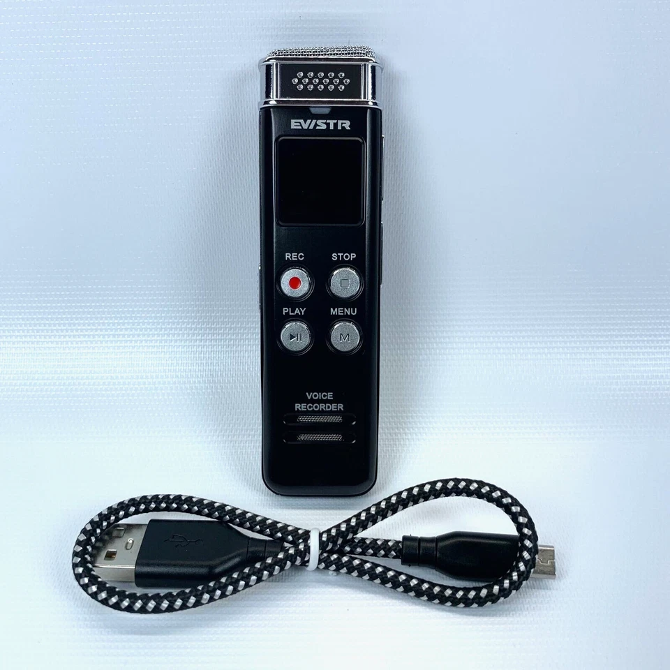 Grabadora de Voz Digital Evistr Modelo L157 16 GB Capacidad Entrada 5V 500mA Probada  Foto 1 de 4