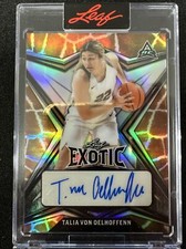 Talia Von Oelhoffenn 2022 Leaf Exotic GIRAFFE Autograph ARC #3/4