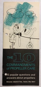 McCauley the 10 Commandments Of Propeller Care Booklet - Picture 1 of 7