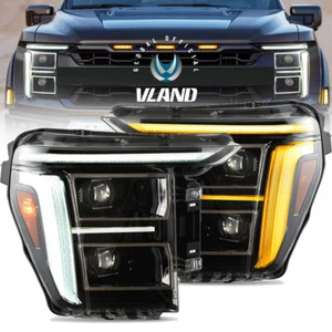 Par de faros delanteros LED proyectores para Ford F-150 2021-2023 con animación - Imagen 1 de 28