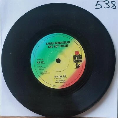 Do, Do, Do / I Lost My Heart To A... by Sarah Brightman & Hot Gossip - Single 7” - Image 1 of 2