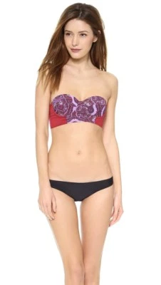 Top de bikini de natación ZINKE para mujer estampado Rio estribor bustier $99 NUEVO Foto 1 de 4