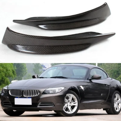 Real Carbon Fiber Front Bumper Splitter Spoiler BodyKit For BMW Z4 E89 2011-2012 - Image 1 of 4