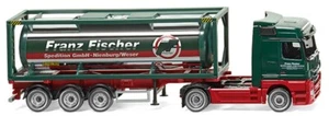 WIKING - MERCEDES Actros 4x2 con remolque de 3 ejes y contenedor cisterna de ... - Imagen 1 de 1