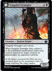 Vengeful Strangler Strangling Grasp Foil Magic Innistrad Midnight Hunt NM - Picture 1 of 1