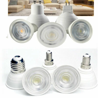 Ranpo Dimmable High Brightness 7W LED COB Spotlight B22 E14 E12 B15 E27 Bulbs - Image 1 of 4