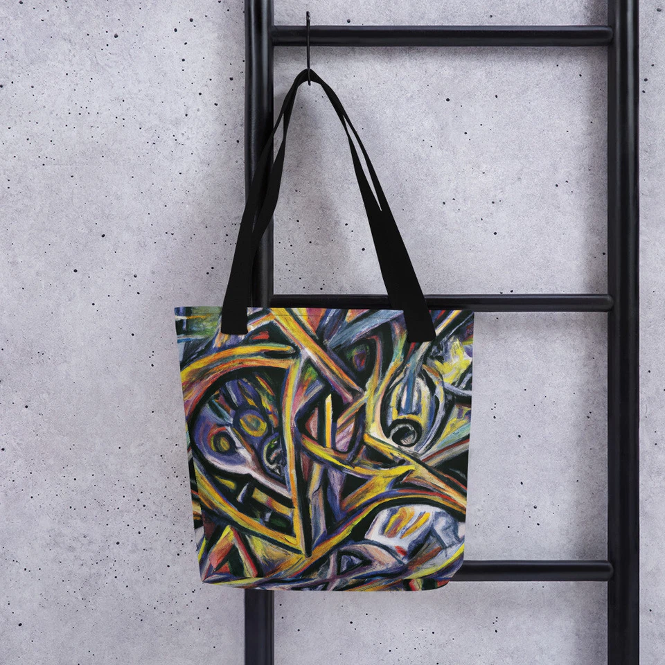 Bolso de Mano Diseño Arte Pop Estampado Pastel Foto 1 de 1