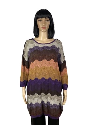 Vestido missoni lindex punto algodón multicolor talla m Foto 1 de 4