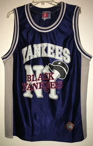 NY Black Yankees Negro League Baseball Jersey Tank Tshirt Size XXL Cover