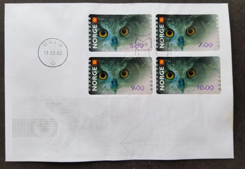 [SJ] Norway Butterfly 2007 Insect (ATM Machine Frama Label stamp FDC) *defect - Image 1 of 4